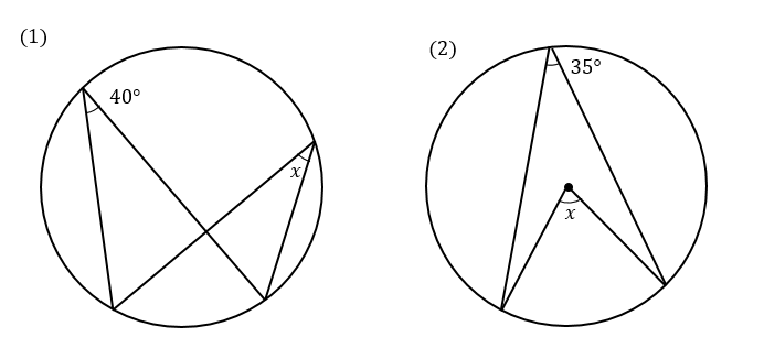 これで10点アップ 円周角の定理とは 問題の解き方はどうやるのかパターン別に解説 数スタ