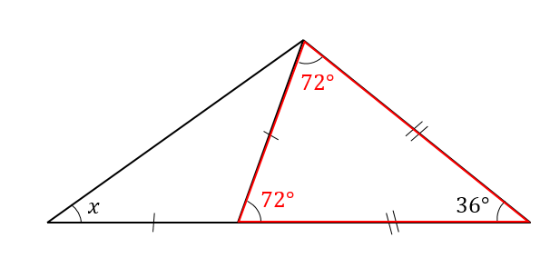 二等辺三角形の角度の求め方を問題を使って徹底解説 数スタ