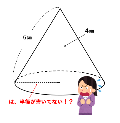三平方の定理 円錐の高さが 体積を求める問題を解説 数スタ