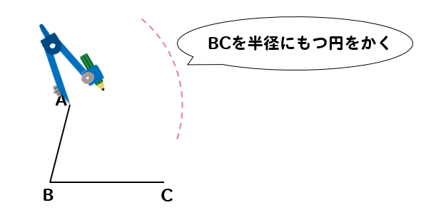 平行四辺形の書き方 コンパスを使って作図する方法は 数スタ