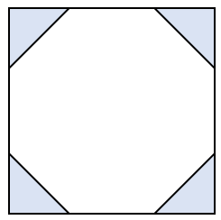 中学数学 正八角形の面積を三平方の定理で求める方法を解説 数スタ